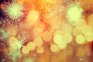 abstract stock photo of fireworks and lights